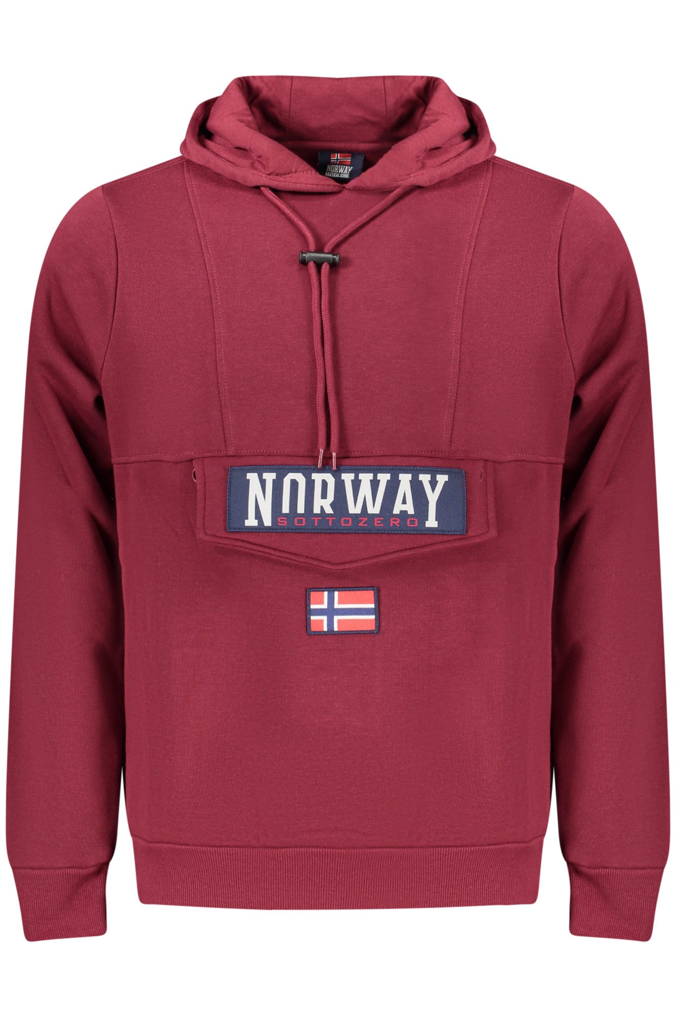 norway1963felpasenzazipuomoviola_1 NORWAY 1963 MEN'S PURPLE ZIP-UP SWEATSHIRT - Image 1