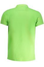NORWAY 1963 GREEN MEN'S SHORT SLEEVED POLO SHIRT - Image 2