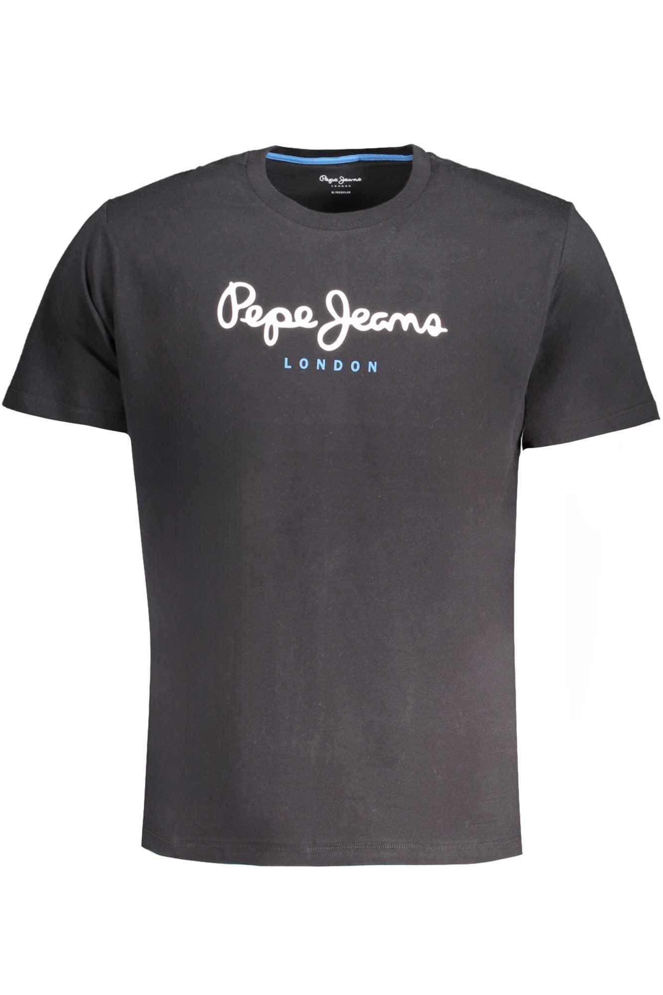 pepejeanst-shirtmanichecorteuomonero_1 PEPE JEANS MEN'S SHORT SLEEVE T-SHIRT BLACK - Image 1
