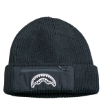 SPRAYGROUND BLACK POCKET BEANIE HW417