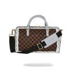 SPRAYGROUND CREAM AND BROWN TEAR CHECK MINI DUFFLE D8293 24 x 31 x 15 cm - Image 2