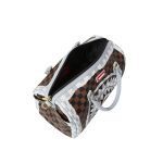 SPRAYGROUND CREAM AND BROWN TEAR CHECK MINI DUFFLE D8293 24 x 31 x 15 cm - Image 3