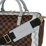 SPRAYGROUND CREAM AND BROWN TEAR CHECK MINI DUFFLE D8293 24 x 31 x 15 cm - Image 4