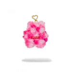 SPRAYGROUND PINK FUR CHECK BEAR CUB KEYCHAIN K8351 7,5 x 3,8 x 9 cm - Image 2