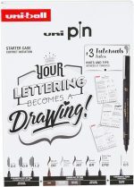 UNI PIN SET 8P NO. 2 COLLECTION PACK LETTERING 8 PCS. SET