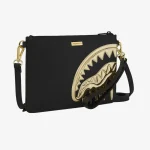 SPRAYGROUND GOLD AND DANGEROUS CROSSOVER CLUTCH B8271 18 x 25.4 x 0.6 cm - Image 3