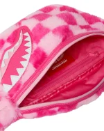 SPRAYGROUND PINK FUR CHECK SAVVY CROSSBODY B8275 18x4x38 cm - Image 3