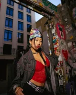 SPRAYGROUND SPLIT KNIT GRAFF BEANIE HW418 - Image 3