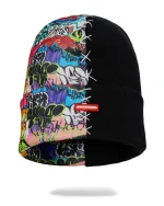 SPRAYGROUND SPLIT KNIT GRAFF BEANIE HW418 - Image 2