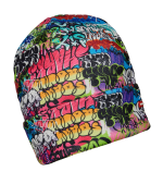 SPRAYGROUND SPLIT KNIT GRAFF BEANIE HW418