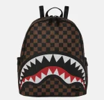 SPRAYGROUND CHECK 2 EMBOSS SAVAGE BACKPACK B8233 28 × 12 × 30 cm