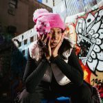 SPRAYGROUND PINK BEAR PUFF BEANIE HW424 - Image 3