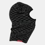 SPRAYGROUND KNIT BLACK WARP CHECK SKI MASK HW413 - Image 2