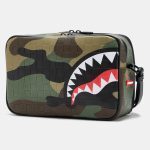SPRAYGROUND WOODLAND CAMO CHECK TOILETRY BAG B8266 20 cm × 11.5 cm × 6 cm