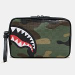 SPRAYGROUND WOODLAND CAMO CHECK TOILETRY BAG B8266 20 cm × 11.5 cm × 6 cm - Image 3