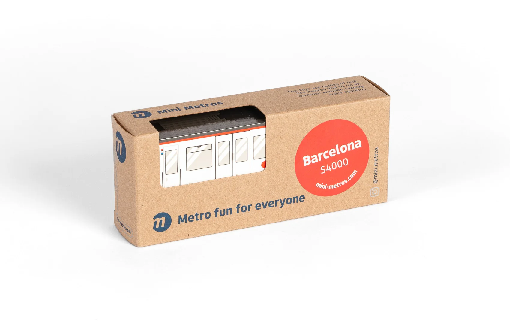 Mini Metro Barcelona With Tracks 12cm x 3cm x 5cm - Image 3
