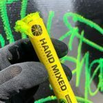 HAND MIXED Rough Wall Paint Stick Fluo Reptilian - Image 2