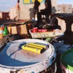 HAND MIXED Rough Wall Paint Stick Fluo Reptilian - Image 4