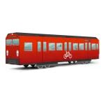 MTN Systems Copenhagen S-Train 43 cm x 10 cm x 9 cm