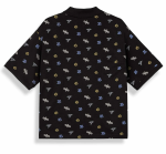 GRIMEY CHIEF WATCHER ALL OVER PRINT POLO SHIRT BLACK GAPLS784-BLK - Image 2