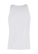 KARL KANI SIGNATURE RIB TANK TOP WHITE KM261-001-1 - Image 5