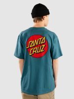 Santa Cruz Classic Dot Chest T-Shirt Teal SCA-TEE-13383 - Image 2