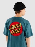 Santa Cruz Classic Dot Chest T-Shirt Teal SCA-TEE-13383 - Image 3