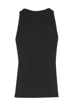 KARL KANI SIGNATURE RIB TANK TOP BLACK KM261-001-2 - Image 5