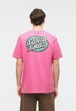 Santa Cruz Vertigo Dot T-Shirt Electric Pink SCA-TEE-13335 - Image 2