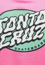 Santa Cruz Vertigo Dot T-Shirt Electric Pink SCA-TEE-13335 - Image 4