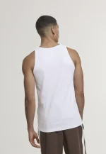 KARL KANI SIGNATURE RIB TANK TOP WHITE KM261-001-1 - Image 2