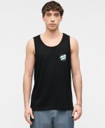 Santa Cruz Partial Dot Vest Black/Mint SCA-VST-0834
