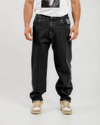 Bee Unusual Relaxed Jeans Washed Black AB-257022 - BEEUNUSUAL
