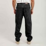 Bee Unusual Relaxed Jeans Washed Black AB-257022 - Image 3