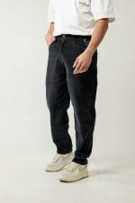 Bee Unusual Relaxed Corduroy Pants Black AB-257025