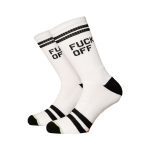 Bee Unusual “Fuck Off 2” Socks White AS-19412