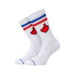 Bee Unusual “I Love To Hate You” Socks White AS-22001