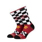 BEE UNUSUAL “QUEEN BEE” CHESS SOCKS B&W