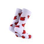 Bee Unusual “I Love To Hate You” White Socks AS-252905 - Image 2