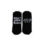 Bee Unusual “Don’t Look Back ” Black Socks AS-252907 - Image 3