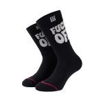 Bee Unusual ” Fck Off chunky premium ” Black Socks AS-252920