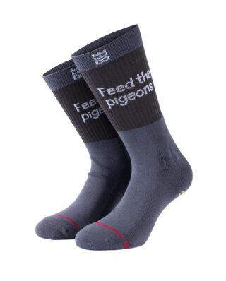 Bee Unusual ” Feed the Pigeons premium ” Grey Socks AS-252931