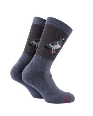 Bee Unusual ” Feed the Pigeons premium ” Grey Socks AS-252931 - BEEUNUSUAL