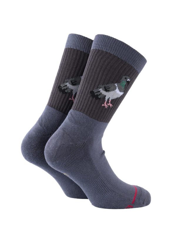 Bee Unusual ” Feed the Pigeons premium ” Grey Socks AS-252931 - BEEUNUSUAL