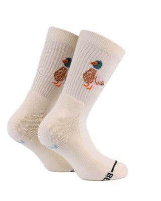 Bee Unusual ” Duck my Sick premium ” Off White Socks AS-252933 - BEEUNUSUAL