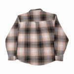 Bee Unusual Flannel Overshirt Black/White Plaid AT-257738 - Image 3