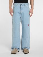 DICKIES DOUBLE KNEE LOOSE STR JEANS VINTAGE BLUE DK0A88H4C151