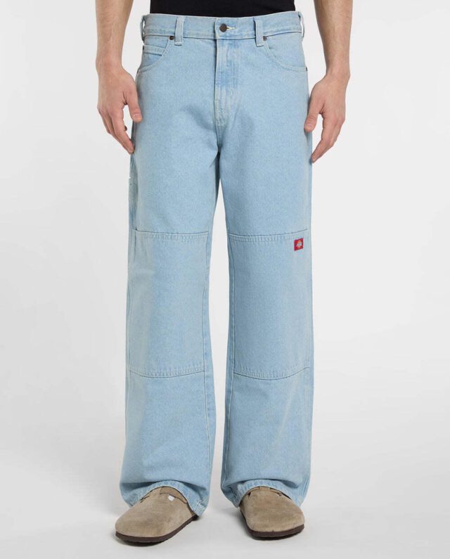 DICKIES DOUBLE KNEE LOOSE STR JEANS VINTAGE BLUE DK0A88H4C151 - DICKIES