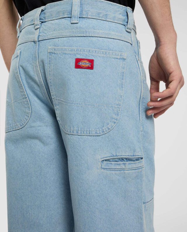 DICKIES DOUBLE KNEE LOOSE STR JEANS VINTAGE BLUE DK0A88H4C151 - DICKIES