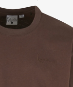 KARL KANI SLOGAN BOXY T-SHIRT BROWN KM261-002-1 - Image 3